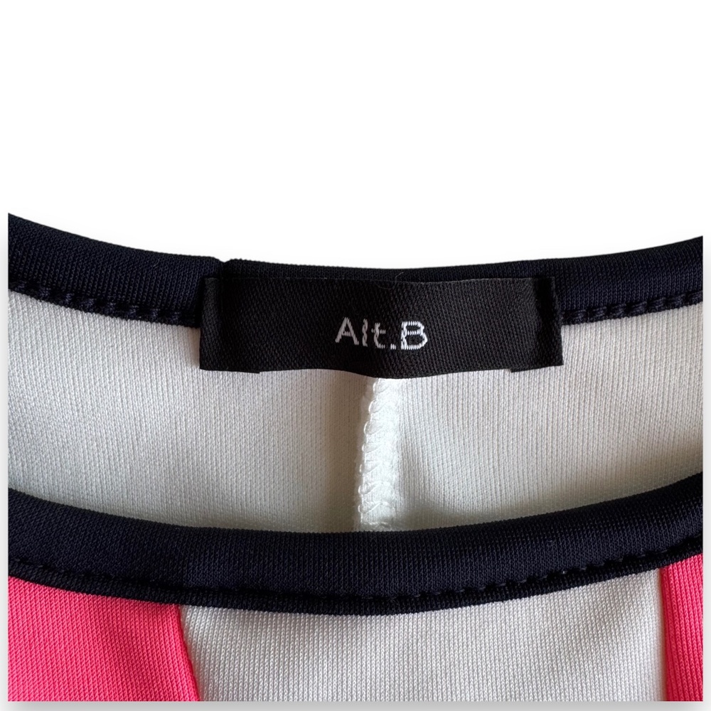 ALT.B colorblock bodycon dress size S NWT - Picture 5 of 9